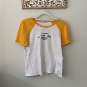 Zara fitted graphic T shirt